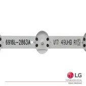 KIT BARRAMENTO LED LG 49UJ6565 49UJ6525 AGF30001201 AGF30001101 | ORIGINAL