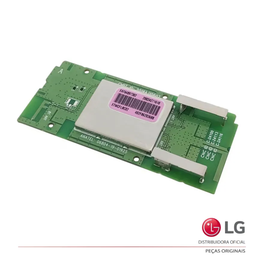 PLACA WI-FI LG 43UN7300PSC 43UN731C0SC 49NANO81SNA 50NANO79SND 60UN7310 EAT64897302 EAT64897301 EBR30826201 | NOVA