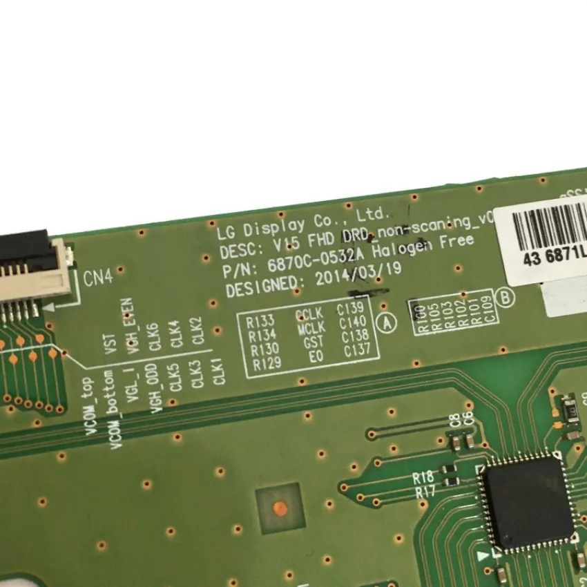 PLACA T-CON PHILIPS LG 43LH5700 43LM6370 43LM6300 43LU660H 43PFG5000/78  43PFG5813/78 6870C-0532A NOVA