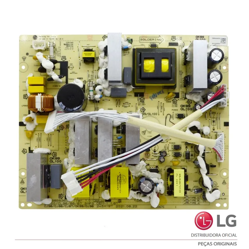 PLACA FONTE LG OK99 EBR84446202 EAX68563601 NOVA | ORIGINAL
