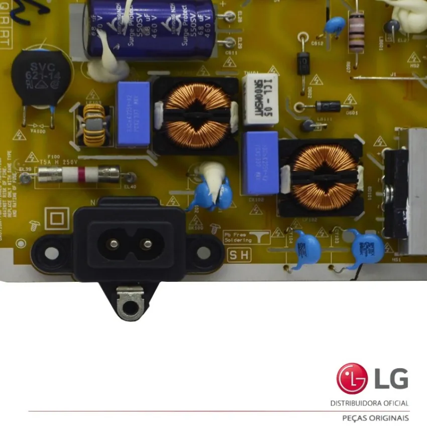 PLACA FONTE LG 43UJ6525 43UJ6565 EAY64529301 EBR84075001 EAX67467101 - SEMI NOVA