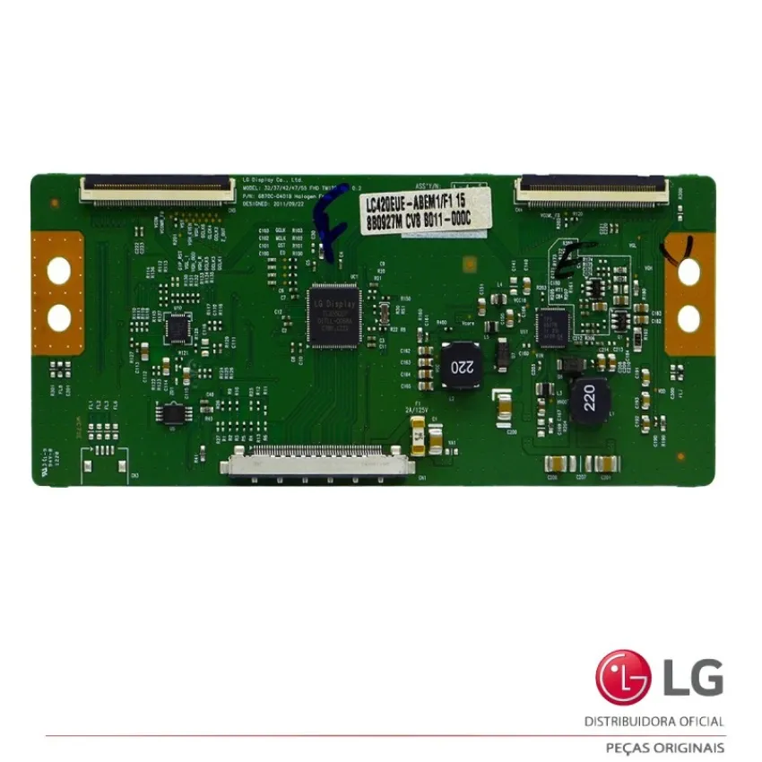 PLACA T-CON 42LM5800 47LM4600 47LM5800 47LS5700 6870C-0401B LC470EUE - SEMI NOVA
