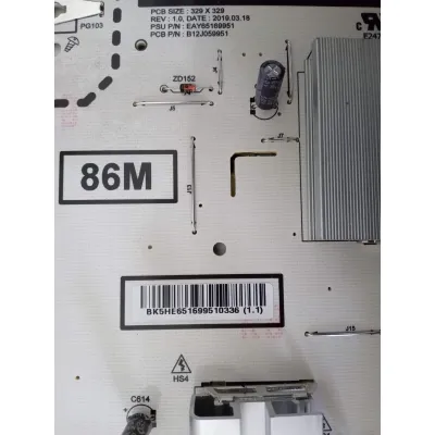PLACA FONTE LG 86NANO90SNA 86SM9070PSA EAY65169951 LGP86M-19SP - ORIGINAL
