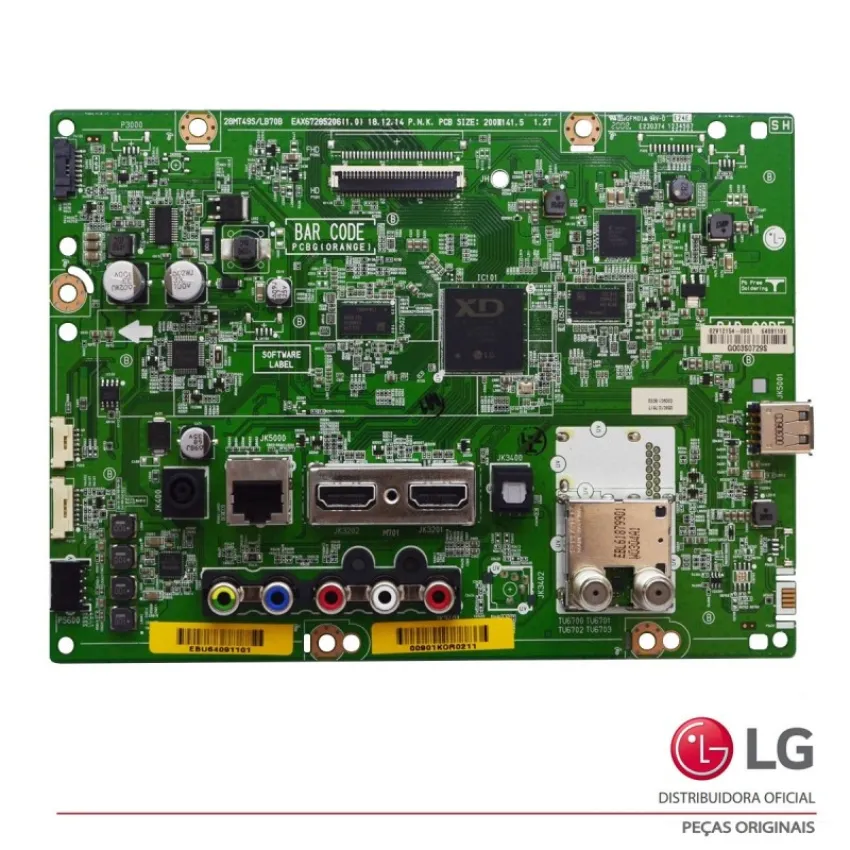 PLACA PRINCIPAL LG 24MT49S-PS EBU64091101 EBU64028303 EAX67285206 NOVA | ORIGINAL