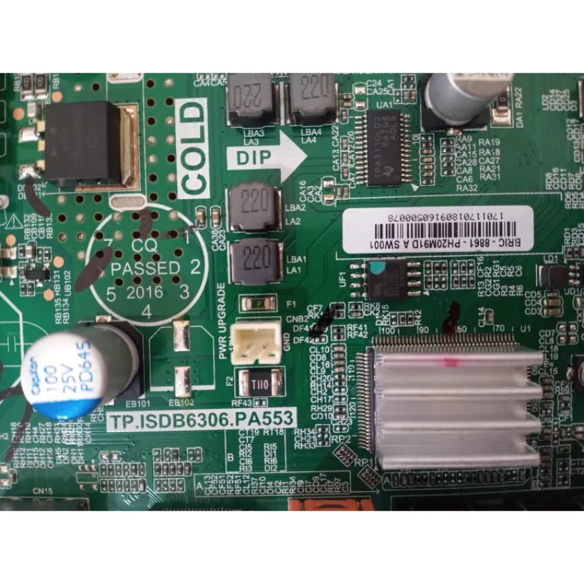 PLACA PRINCIPAL PHILCO PH20M91D PH20M91 VERSÃO A TP.ISDB6306.PA553