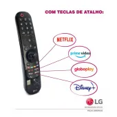 CONTROLE REMOTO MAGIC LG AN-MR21GA MR21GC AKB76036203 AKB76036503 AKB76039703 AKB76039704 *NETFLIX PRIME VÍDEO DISNEY+