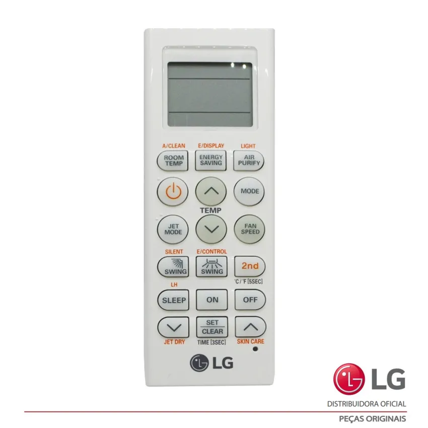 CONTROLE REMOTO AR CONDICIONADO LG ASNW092BRG2 ASNW122BRG2 AKB74375403 AKB74675304 NOVO - ORIGINAL
