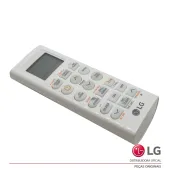 CONTROLE REMOTO AR CONDICIONADO LG ASNW092BRG2 ASNW122BRG2 AKB74375403 AKB74675304 NOVO - ORIGINAL