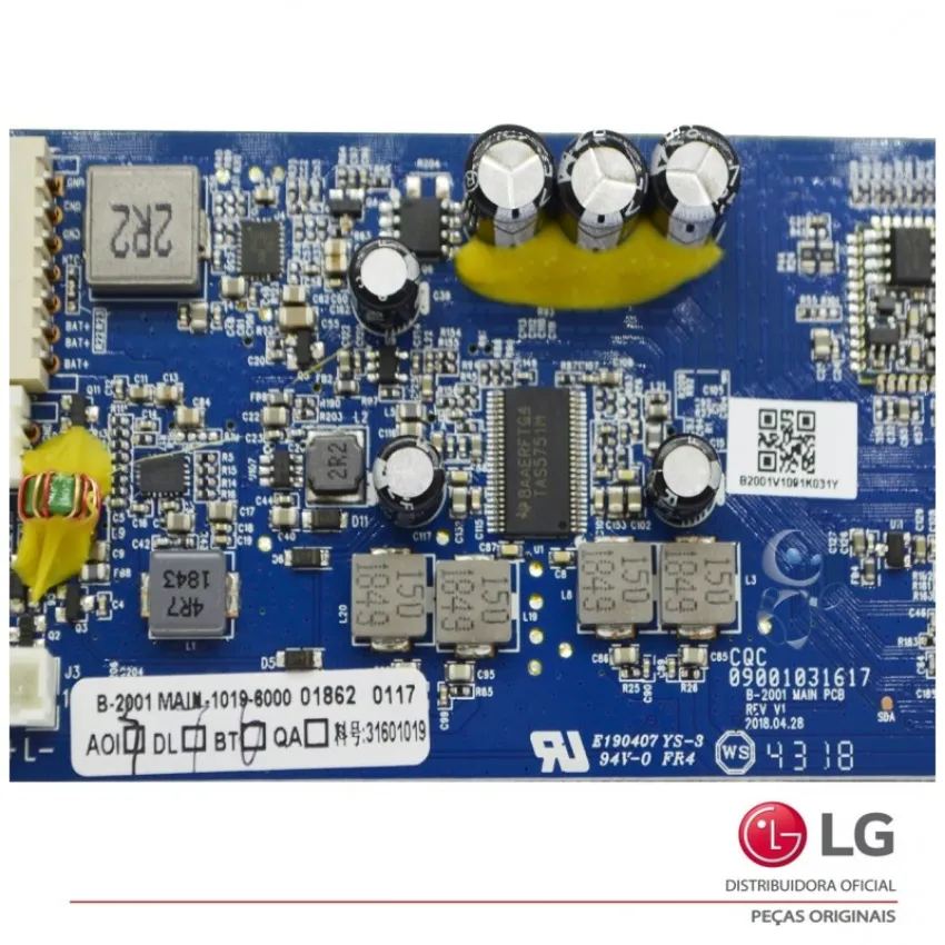 PLACA PRINCIPAL PK3 PK3-N CQC09001031617 COV34968301 EBR87276201 NOVO | ORIGINAL