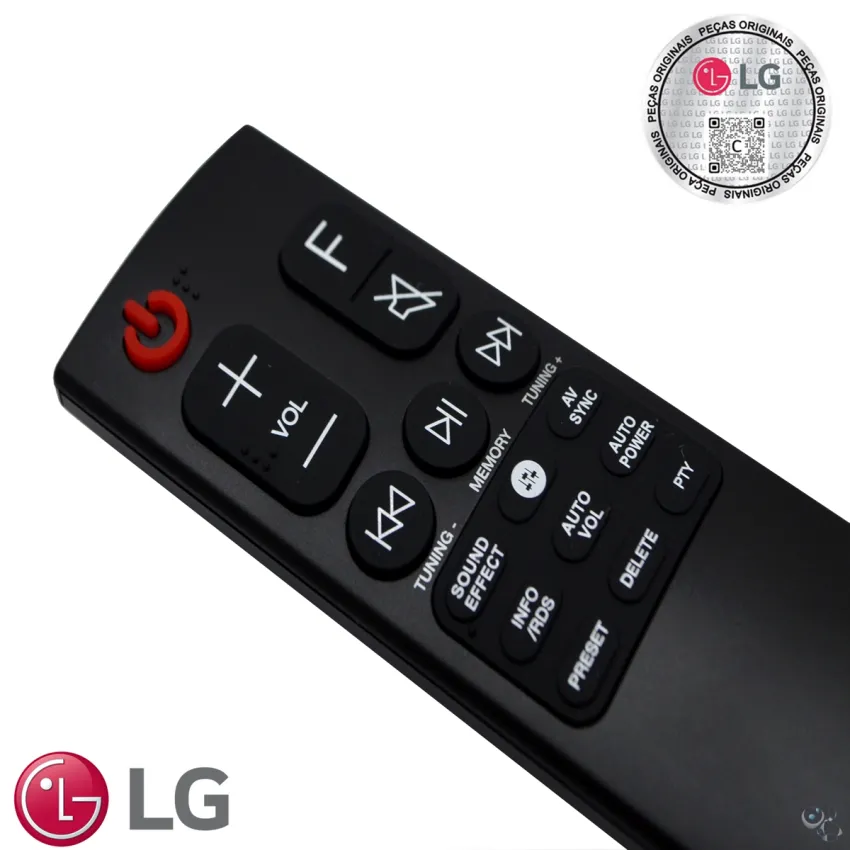 CONTROLE REMOTO SOUNDBAR LG SK6 SK6FF AKB75595312 NOVO | ORIGINAL
