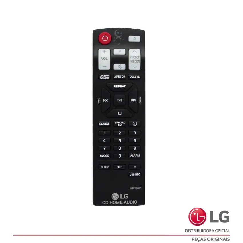 CONTROLE REMOTO XBOOM LG AKB74955391 AKB74955397 CK43 CM4460 CM4560 | ORIGINAL