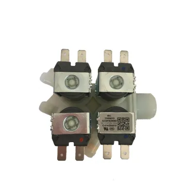 VÁLVULA ENTRADA DE ÁGUA 4 VIAS LAVA E SECA LG WD-12270RD WD-13436RD WD1316AD7 WD13436RN 5220FR2008D