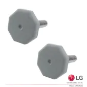 O PAR DE PÉS COM AJUSTE DE ALTURA LAVA E SECA LG AFC72909305 AFC72755404 - ORIGINAL