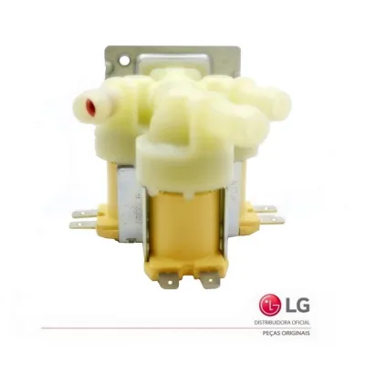 VÁLVULA DE ENTRADA 3 VIAS LAVA E SECA LG 220V 5220FR2075B - ORIGINAL