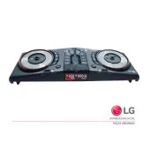 PAINEL FRONTAL MINI SYSTEM LG CL65 CL65-FB AGL76912604 AGL76912616 - ORIGINAL