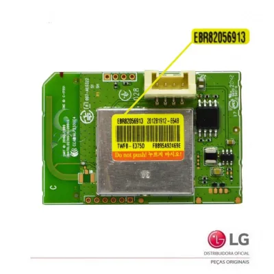 PLACA WI-FI AR CONCIONADO LG S4NQ09WA51A S4NQ09WA51B S4NQ12JA314 EBR82056913 EBR82056902 EAX66957201 - ORIGINAL