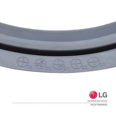 BORRACHA DA PORTA LAVA E SECA LG CV3011WG4 CV3011WG4A CV5010TS4 MDS66651606  - ORIGINAL