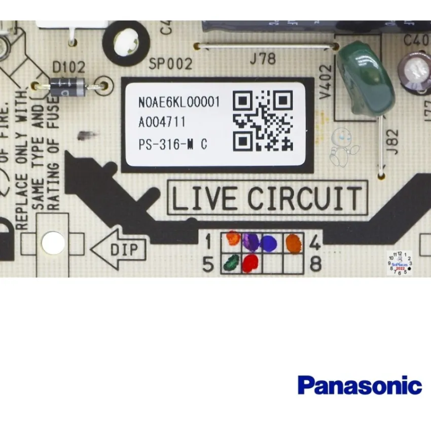 PLACA SUB POWER PANASONIC TH-P50ST30C 50GT30C PS-316-M N0AE6KL00001