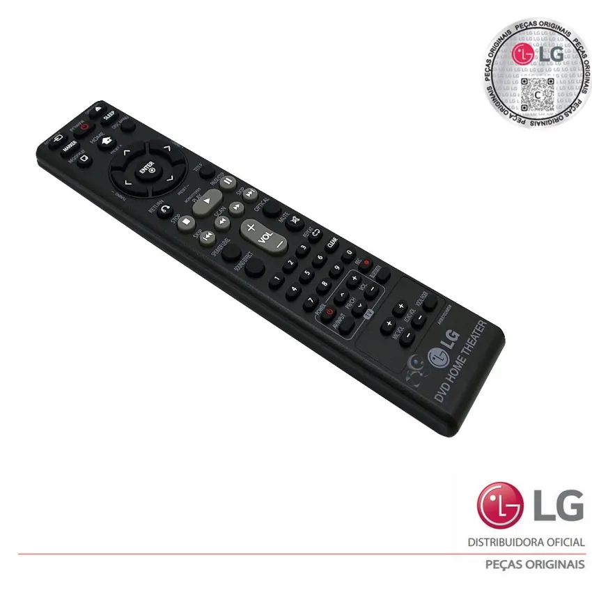 CONTROLE REMOTO HOME THEATER LG HT805 HT806 HT906 AKB37026858 AKB37026865- ORIGINAL