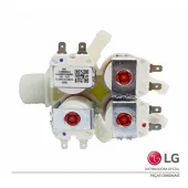 Valvula Entrada De Água 4 Vias 12v Lava E Seca Lg AJU75412402 5220fr2008n - Original