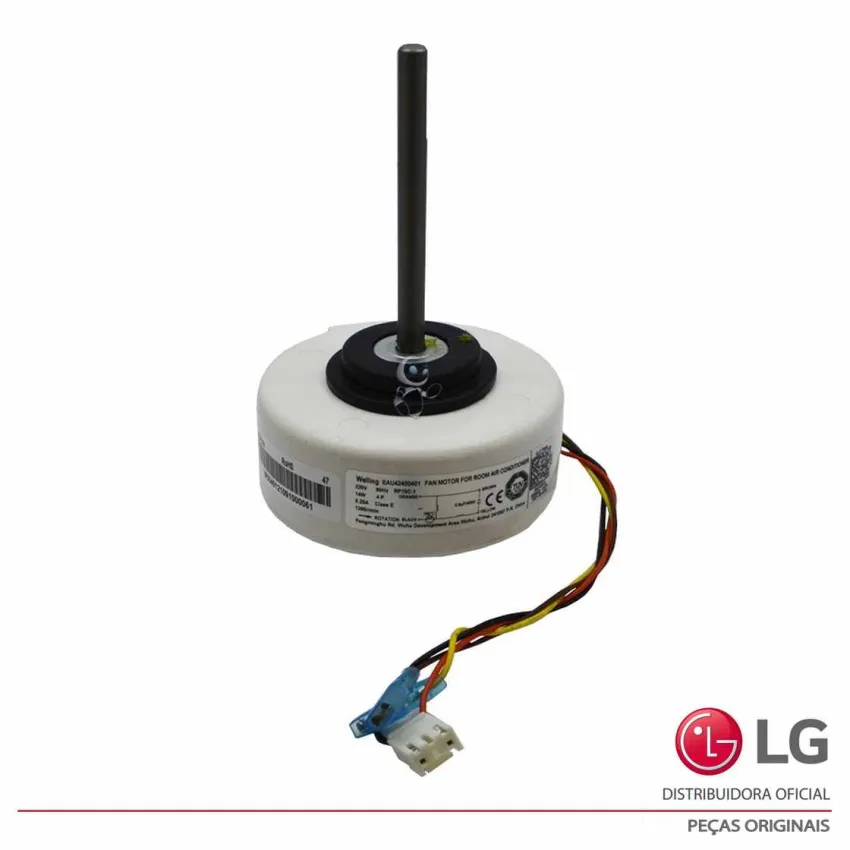 MOTOR DO VENTILADORA AR CONDICIONADO LG 220V 60Hz RP15C-1 EAU42450401 EAU48159801