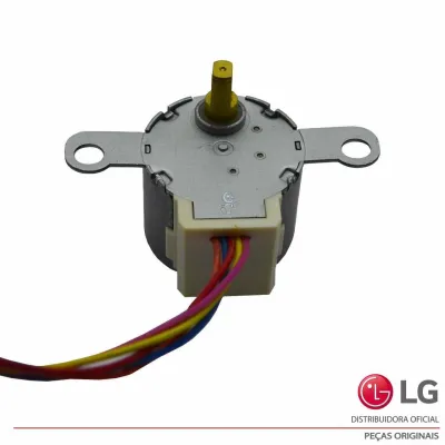 MOTOR DA ALETA AR CONDICIONADO LG 12V 24BYJ48 4681A20117A - ORIGINAL