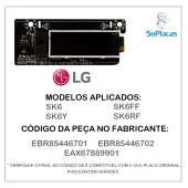 PLACA DO DISPLAY LG SK6 SK6Y SK6FF SK6RF EBR85446701 EAX67889901 NOVA | ORIGINAL