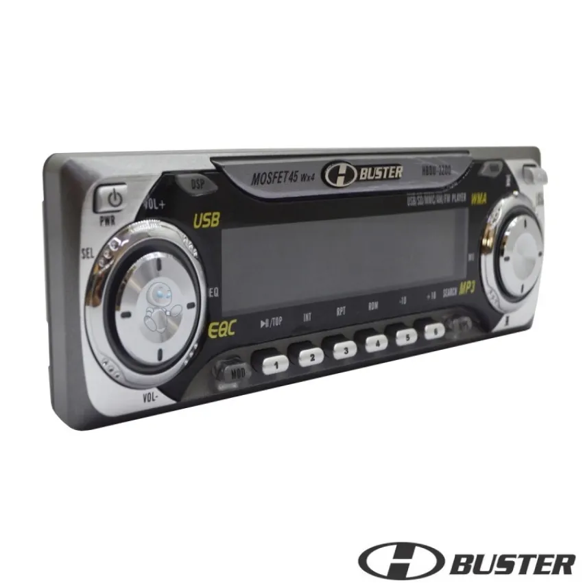 PAINEL FRONTAL FRENTE DE AUTO RÁDIO H-BUSTER HBDU-3200 | NOVA | ORIGINAL
