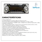 PAINEL FRONTAL FRENTE DE AUTO RÁDIO H-BUSTER HBDU-3200 | NOVA | ORIGINAL