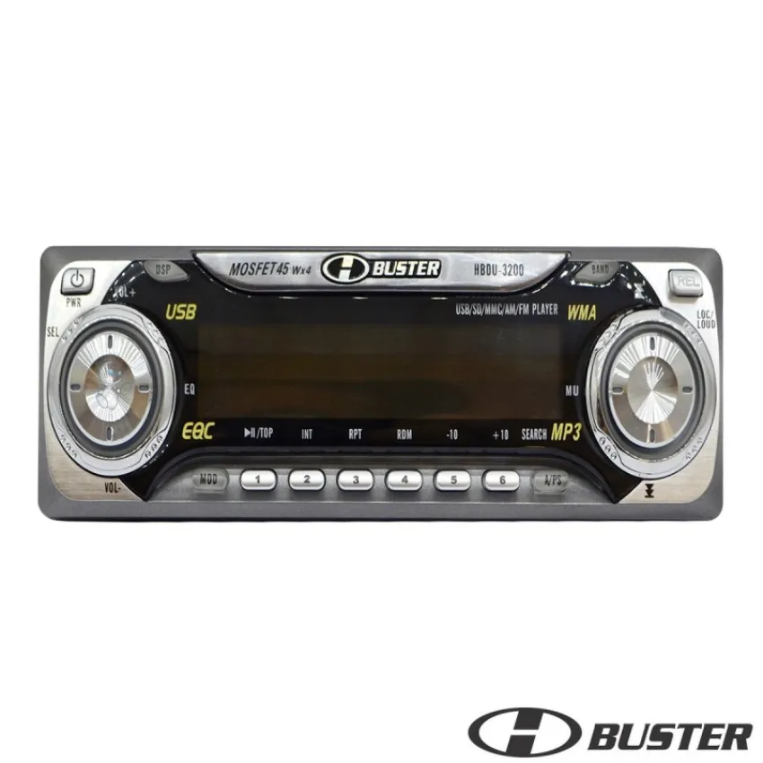 PAINEL FRONTAL FRENTE DE AUTO RÁDIO H-BUSTER HBDU-3200 | NOVA | ORIGINAL