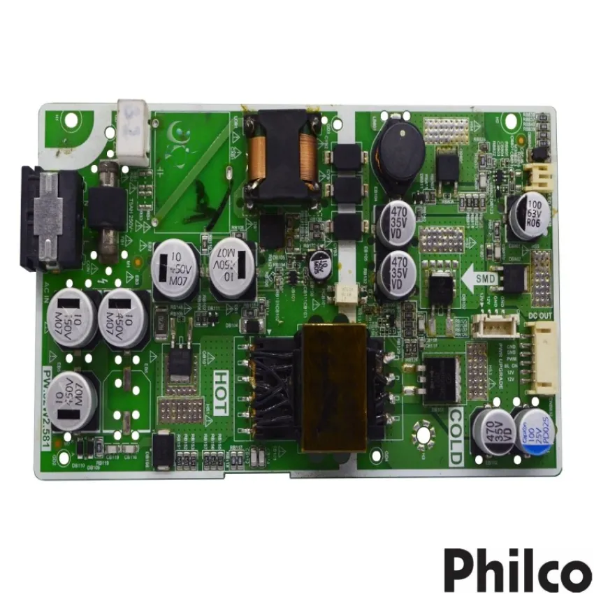 PLACA FONTE PHILCO PTV32F10D PTV32F10 PW.52W2.581 - ORIGINAL
