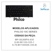 TECLADO NOTEBOOK PHILCO MP-08J68PA-430 6-80-M1100-335-1 | ORIGINAL