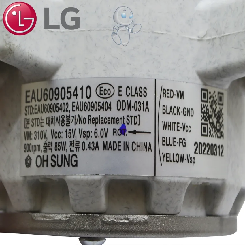 MOTOR CONDENSADORA PARA AR CONDICIONADO LG EAU60905410 NOVO | ORIGINAL