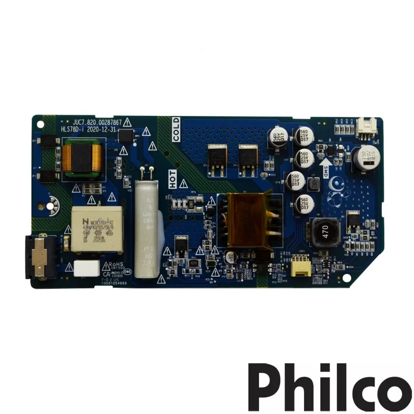 PLACA FONTE PHILCO PTV32G50 PTV32G50D VC JUC7.820.00287867