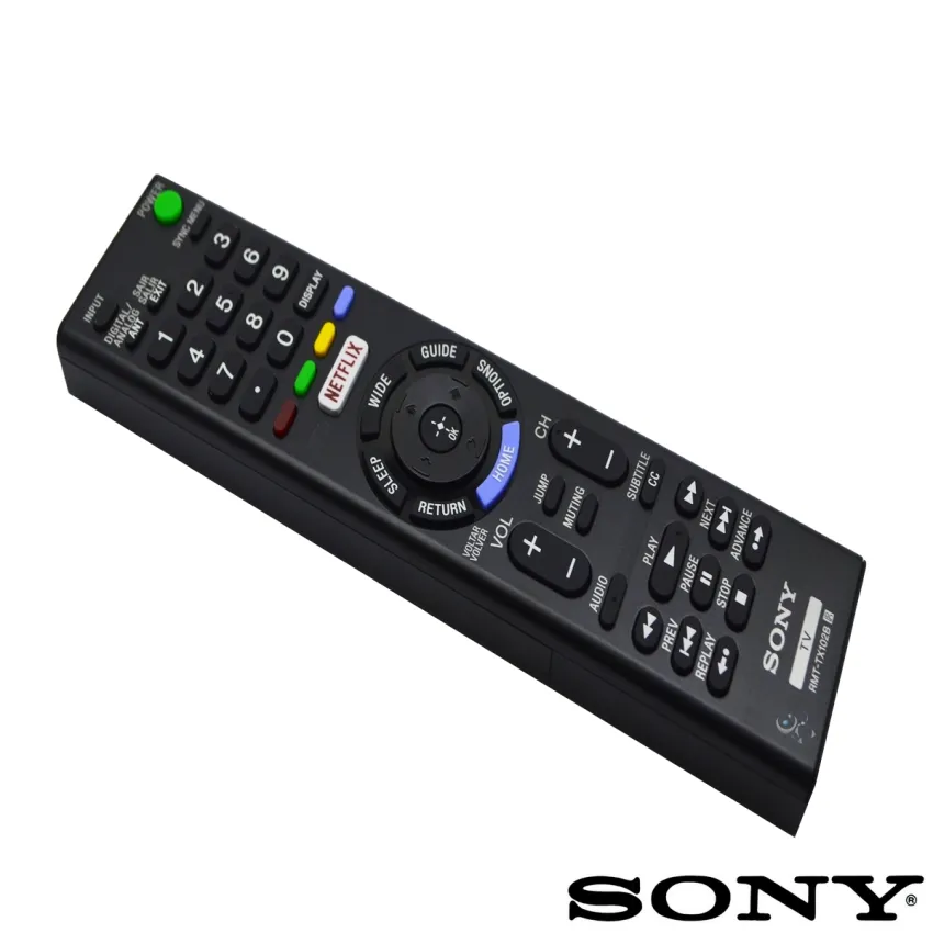 CONTROLE REMOTO SONY SMART RMT-TX102B NETFLIX XBR-65A1E A8F XBR-55A8F XBR-65A8F R550C KDL-48R550C R555C ORIGINAL