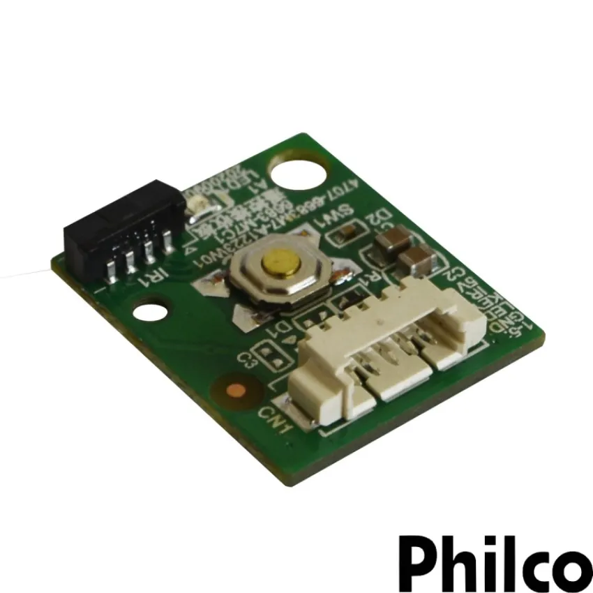 PLACA SENSOR / BOTÃO POWER PHILCO PTV32D10N PTV32D10N5SKH 4707-6683M7-A1223W01 6683-M7C1