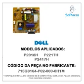 PLACA FONTE MONITOR DELL P2018H P2217H P2417H 715G8164-P02-000-0H1M | ORIGINAL