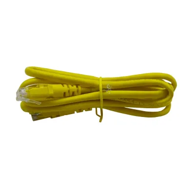 CABO DE REDE UTP RJ45 ANATEL AMARELO CAT5 1,50M