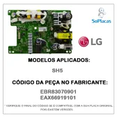 PLACA FONTE LG SH5 EBR83070901 EAX66919101 SOUND BAR- ORIGINAL