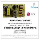 PLACA FONTE LG NB3530 NB3630 NB3730 BB5430 BB4330 SJ9 EBR76798402 EAX64877712 - ORIGINAL