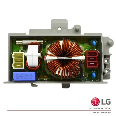 PLACA FILTRO DE LINHA LAVA E SECA LG WD-12270RD WD-12276RD WD-1250ERD 6201EC1006T