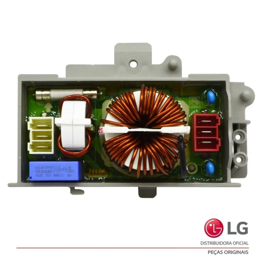 PLACA FILTRO DE LINHA LAVA E SECA LG WD-12270RD WD-12276RD WD-1250ERD 6201EC1006T