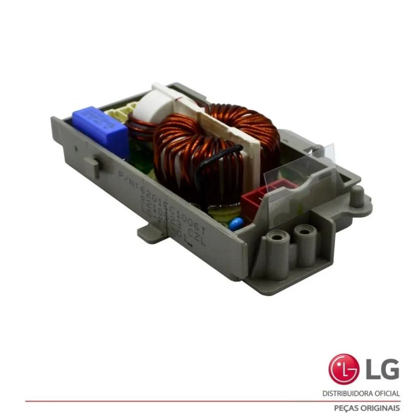 PLACA FILTRO DE LINHA LAVA E SECA LG WD-12270RD WD-12276RD WD-1250ERD 6201EC1006T