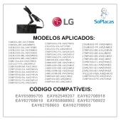 FONTE EXTERNA LG AD10560LF 19V - 1.3A 16M38A-B 22MK600M-B 22MP58VQ-P 27MP400-B EAY65895705