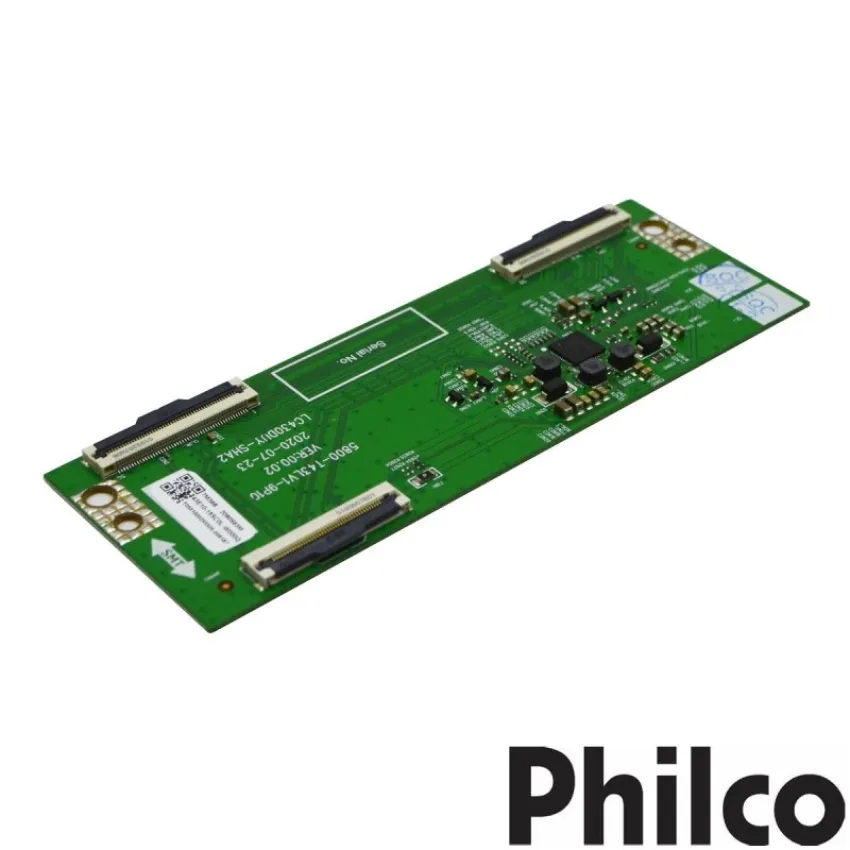 PLACA TCON PHILCO PTV43E10N5SF PTV43E10 5800-T43LV1-9P10 LC430DUY-SHA2 - ORIGINAL
