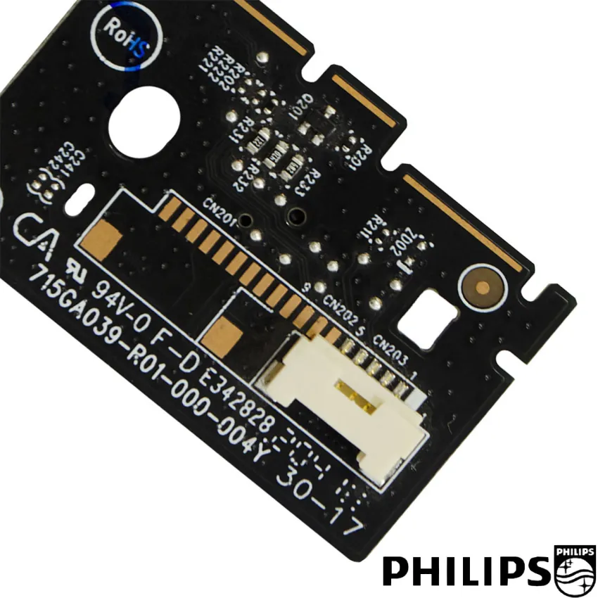 PLACA DO SENSOR / BOTÃO POWER 70PUG7625/78 50PUG7625/78 715GA039-R01-000-004Y - ORIGINAL