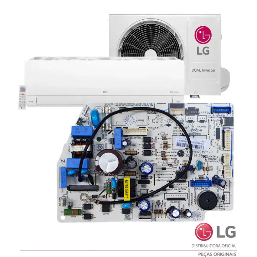 PLACA PRINCIPAL LG EVAPORADORA AR CONDICIONADO S4NQ12JA3WC S4NQ12JA3AD EBR85993106 EBR88078921 EAX35907219- ORIGINAL