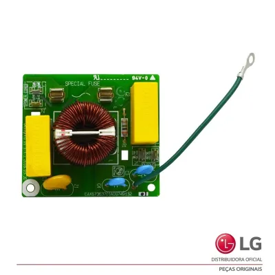 PLACA PARA FORNO MICROONDAS LG LSRM2085ST MH8297CIRA ADQ74913201 EAX67363701 | ORIGINAL