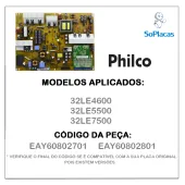 PLACA FONTE LG 32LE4600 32LE5500 32LE7500 EAY60802701 | ORIGINAL