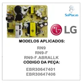 PLACA FONTE LG RN9 RN9-F EBR30647401 EBR30647406 | ORIGINAL
